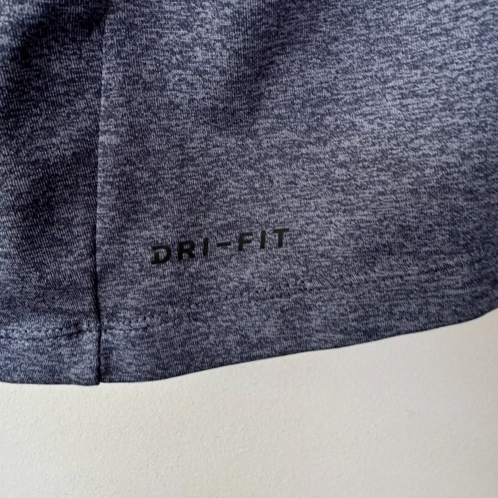 Nike Blue Short Sleeve Dri- Fit‎ Breathe Athletic Shirt